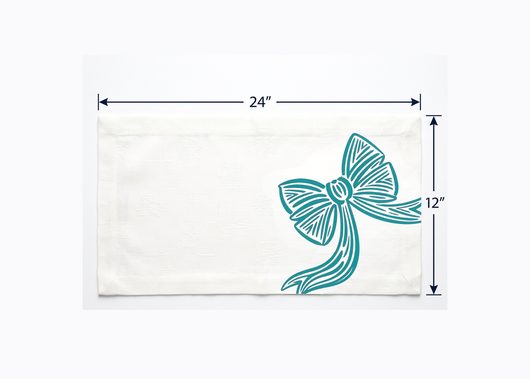 Teal Bow